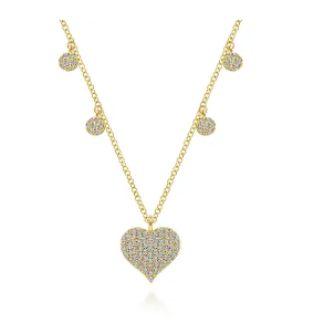 14k necklace & diamond