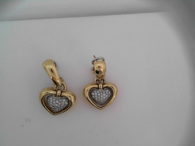 18k Gold & Diamond Earring