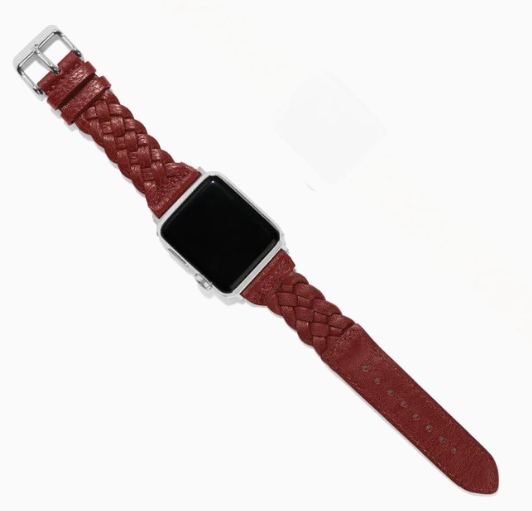 Sutton Braided Leather Watch Band