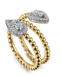 Gold Fashion Rings  -  Women'