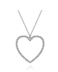 925 Sterling Silver Bujukan Heart Necklace