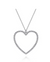 925 Sterling Silver Bujukan Heart Necklace