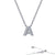 Initial Letter Pendant Necklace A-Z