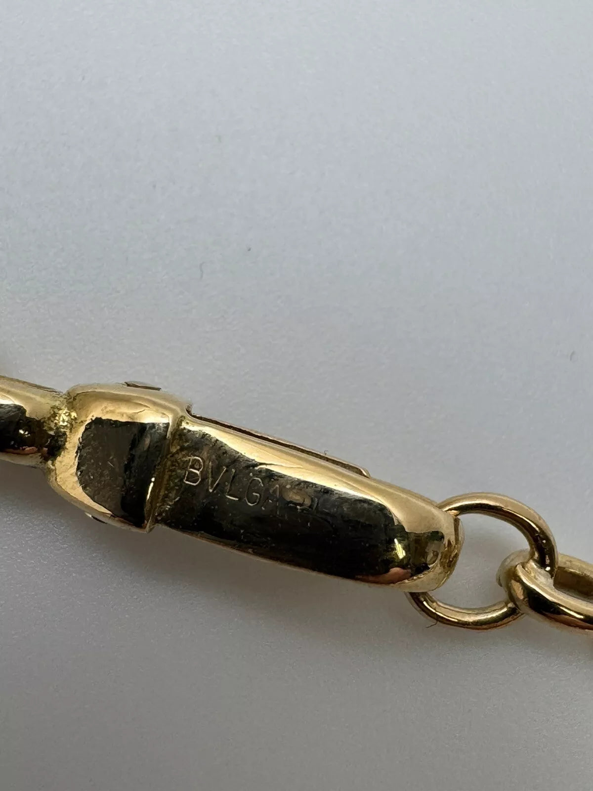 AUTH BVLGARI BRACELET MARINER BRACELET K18YG YELLOW GOLD 8 Inch 10.4 Grams