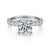 14K White Gold Round Diamond Engagement Ring-Ulani