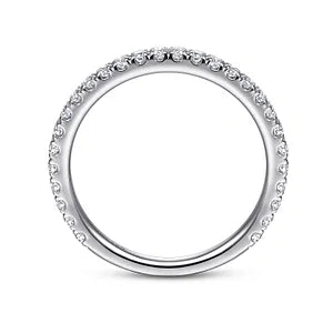 14K White Gold Stackable Diamond Ring