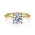 14K White-Yellow Gold Diamond Engagement Ring