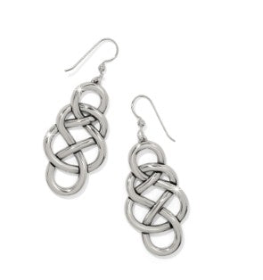 Interlok Braid Drop French Wire Earrings