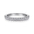 14K White Gold Diamond Stackable Band