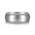 14K White Gold 8mm - Men's Wedding Band in Satin Finish