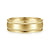 14K Yellow Gold 7mm - Men's Wedding Band in Satin Finish