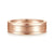 14K Rose Gold 6mm - Men's Wedding Band in Satin Finish