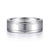 14K White Gold 7mm - High Polished Men's Wedding Band