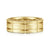 14K Yellow Gold 8mm Mens Wedding Band in Satin Finish