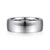 14K White Gold 8mm - Men's Wedding Band in High Polished Finish