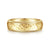 14K Yellow Gold 6mm - Men's Wedding Band in Hammered Finish