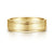 14K Yellow Gold 6mm - Men's Wedding Band in Satin Finish