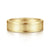 14K Yellow Gold 6mm - Men's Wedding Band in Satin Finish