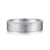 14K White Gold 6mm - Brushed Finish Men's Wedding Band