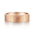 14K Rose Gold 6mm - Men's Wedding Band in Brushed Finish