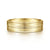 14K Yellow Gold 6mm - Men's Wedding Band in Satin Finish