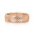 14K Rose Gold 7mm - Men's Wedding Band High Polish Finish in High Polished Finish