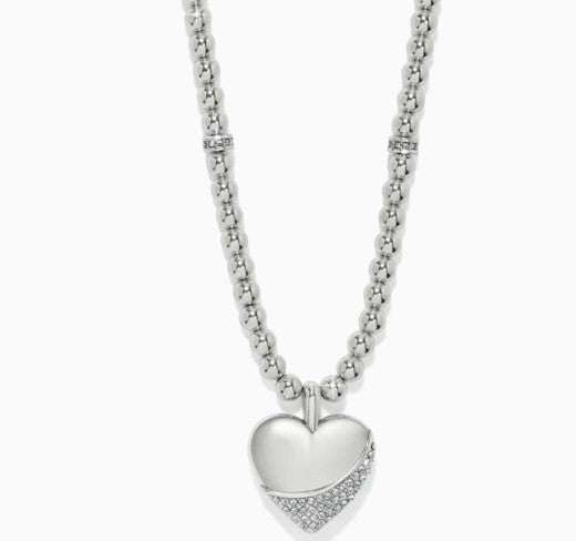 Meridian Petite Wave Heart Necklace