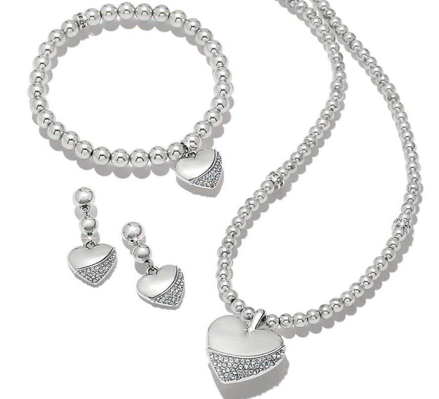 Meridian Petite Wave Heart Necklace