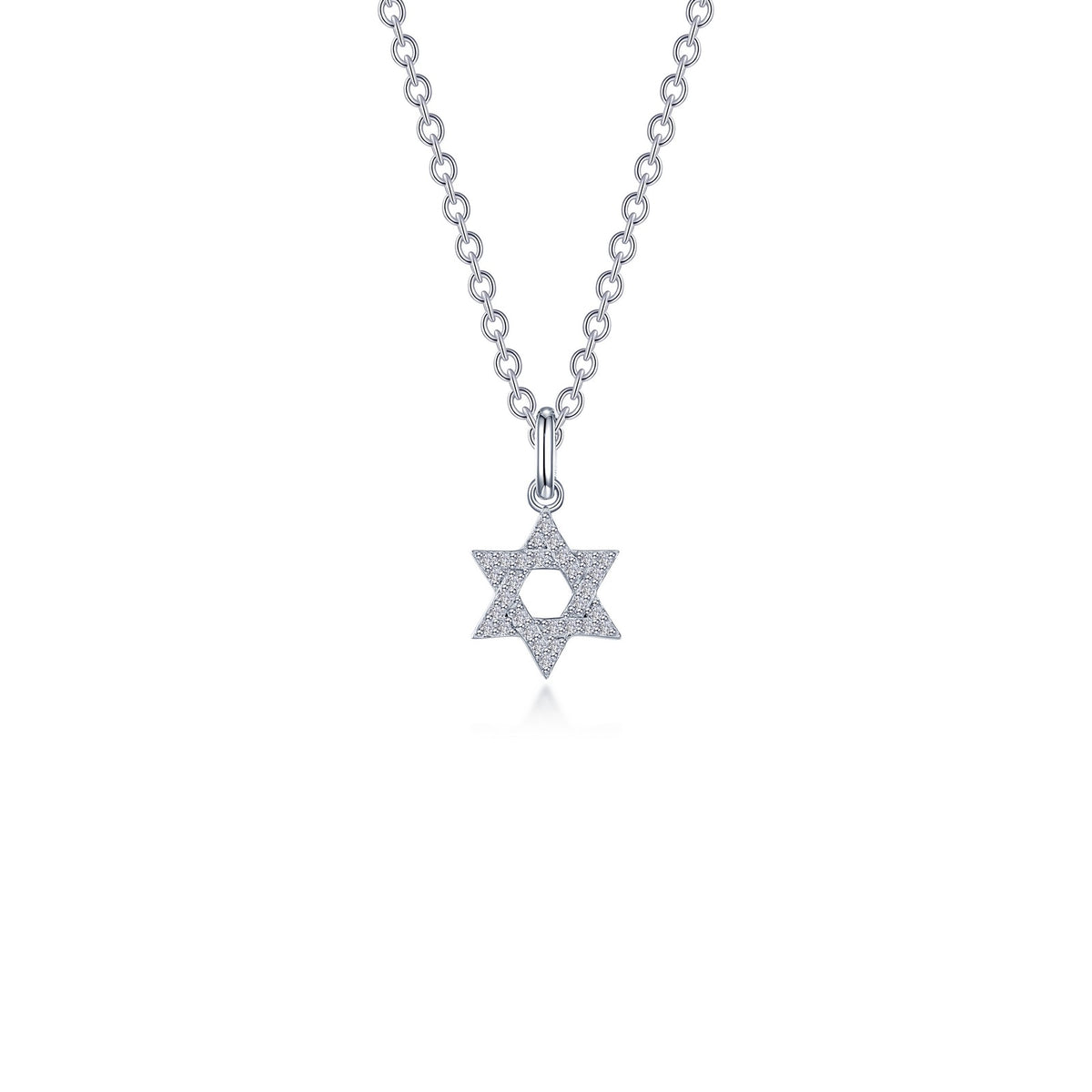 0.55 CTW Star of David Necklace