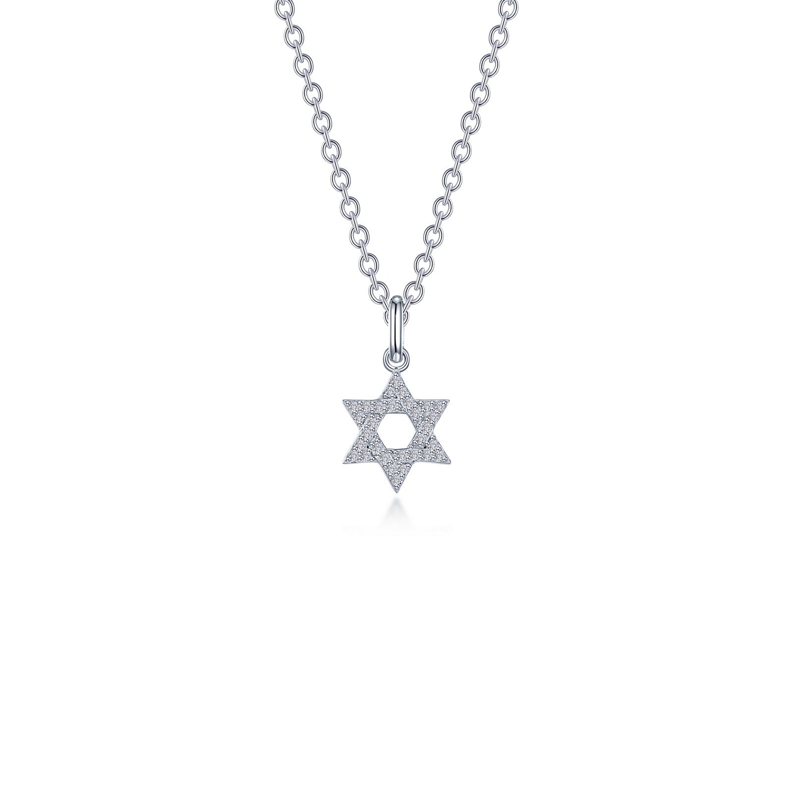 0.55 CTW Star of David Necklace