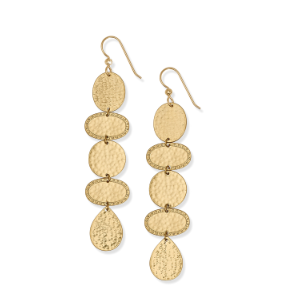 Palm Canyon Long French Wire Earrings