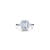 2.62 CTW Emerald-Cut Bezel-Set Ring