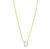 14K Mini Diamond D Initial