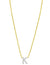 14K Mini Diamond K Initial