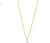 14K Mini Diamond L Initial
