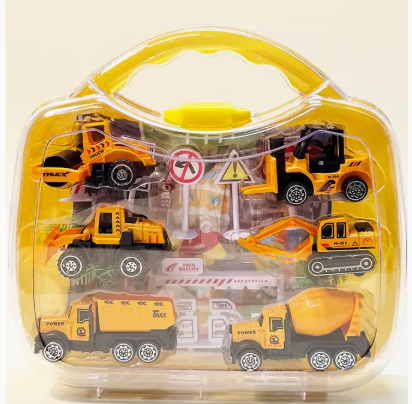 Metal Engineering Cars Set Toys