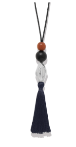 Cascade Rio Wood Tassel Necklace by Brighton