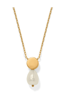 Trust Your Journey Petite Pearl Necklace by Brighton