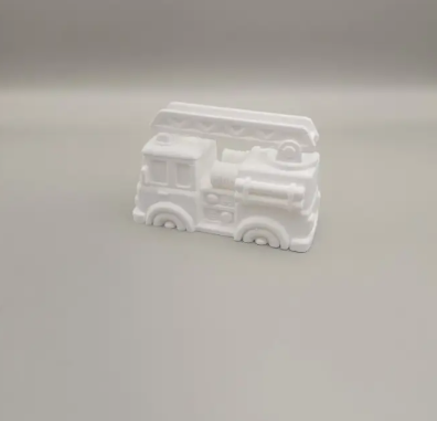 Paintable Firefighter Figurine Art Project