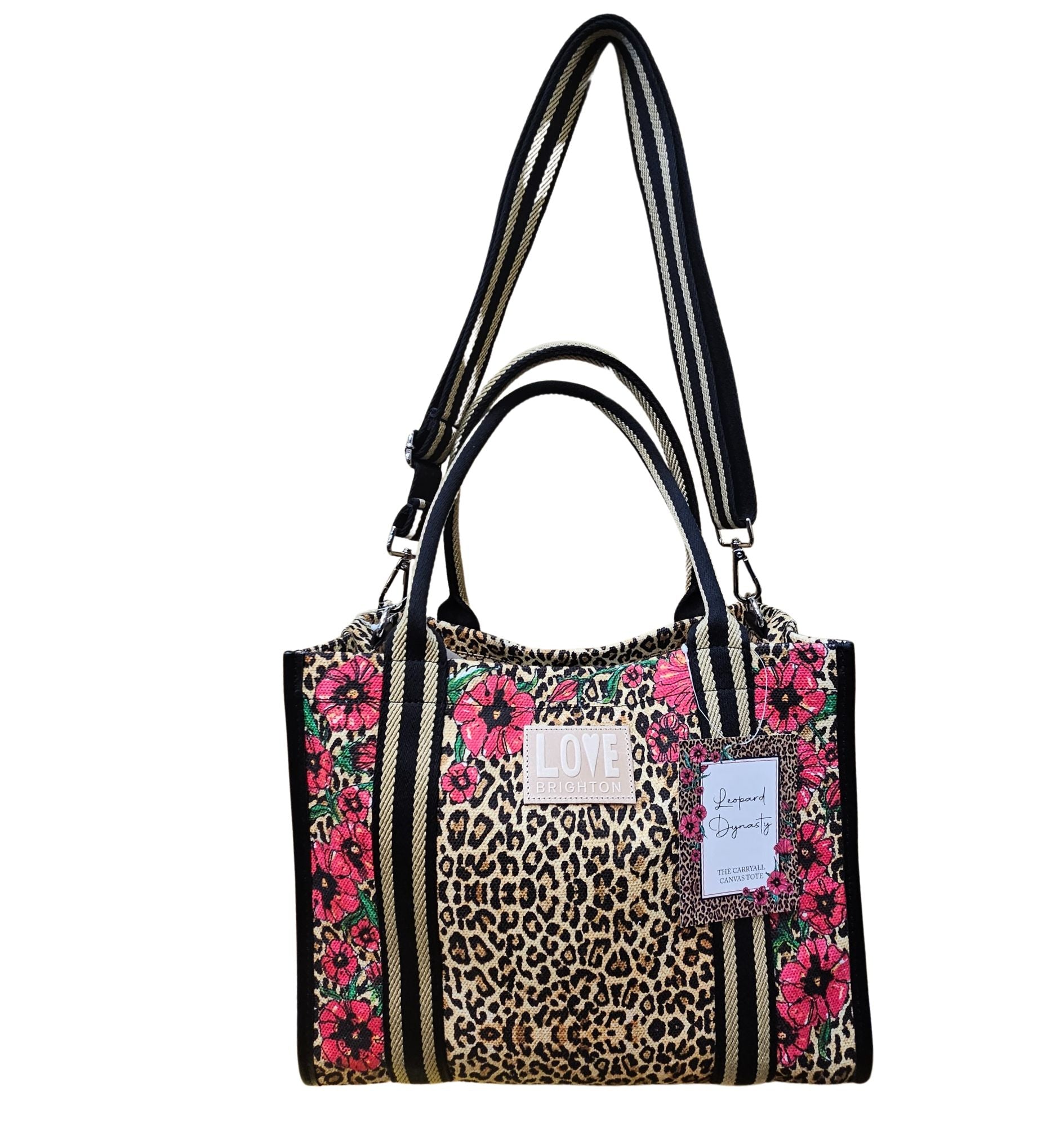 Leopard Dynasty Canvas Carryall