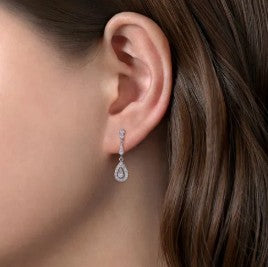 14k earrrings &amp; diamond Earrings by Gabriel &amp; Co.