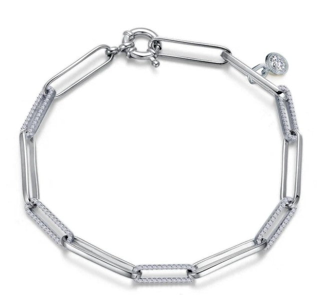 1.65 CTW Paperclip Bracelet by Lafonn