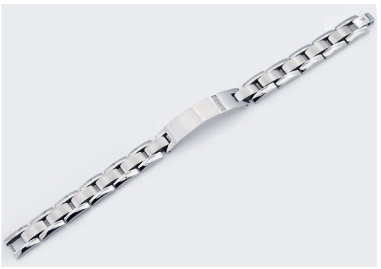 Men&#39;s Stainless Steel ID- Engravable Bracelet