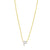 14K Mini Diamond P Initial