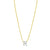 14K Mini Diamond R Initial