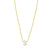 14K Mini Diamond S Initial