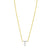 14K Mini Diamond T Initial