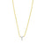 14K Mini Diamond Y Initial