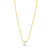 14K Mini Diamond Z Initial
