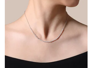 14k necklace &amp; diamond